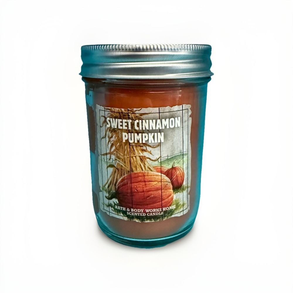 Bath & Body Works Sweet Cinnamon Pumpkin‎ 7 oz Single Wick Candle